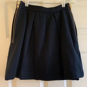 3.1 Phillip Lim Wool Pleated Zipper Skirt